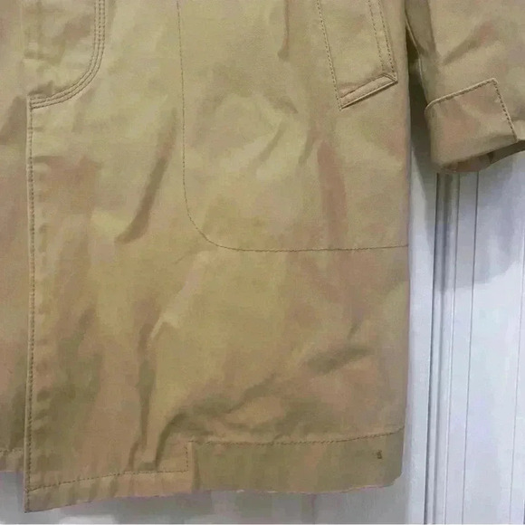Vintage Old Navy Khaki Trench Coat Size M - Picture 3 of 10